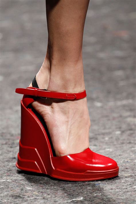 Prada wedge heel sneakers